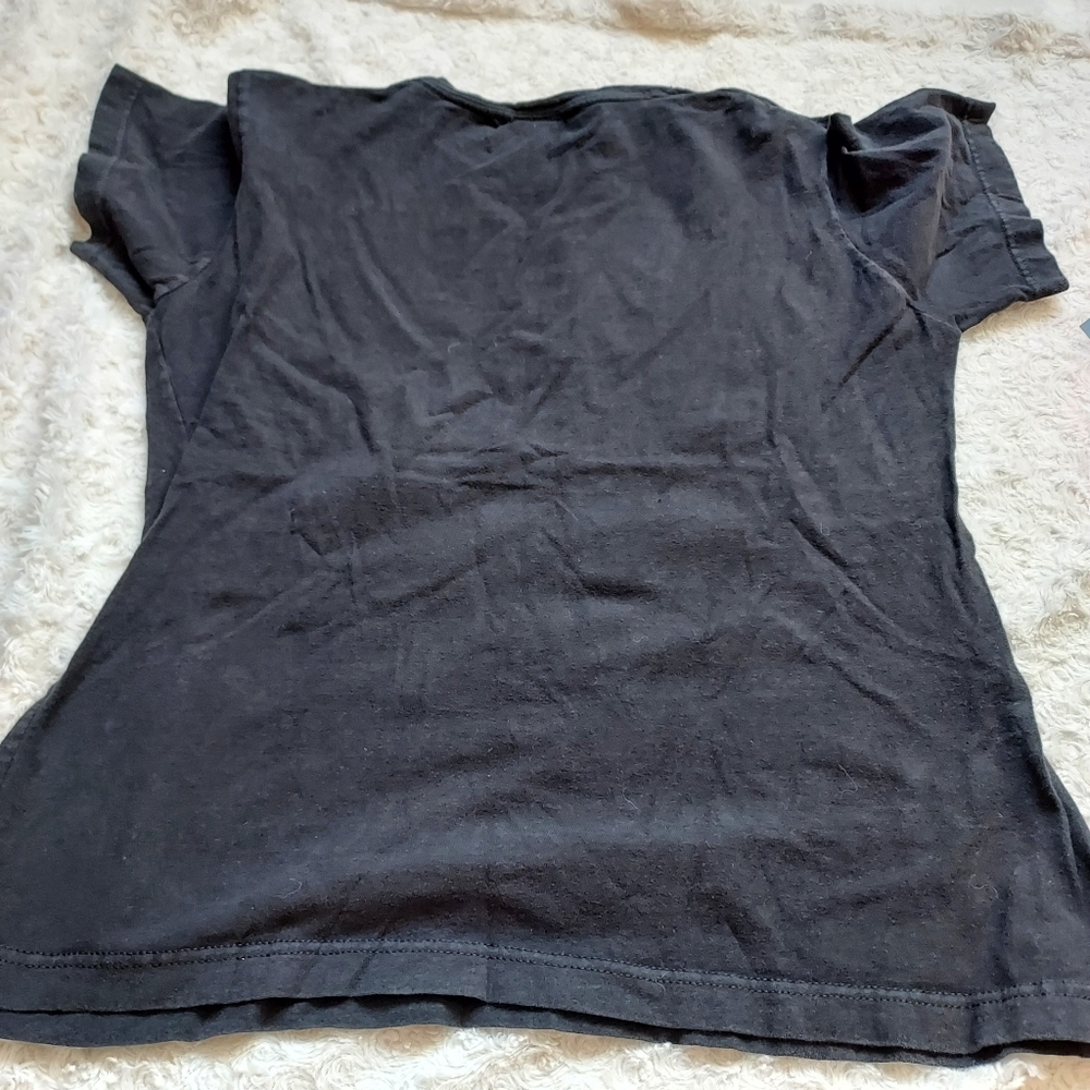 Spider-Man Marvel Black Scoopneck T-shirt Large Action Superhero - Picture 4 of 6